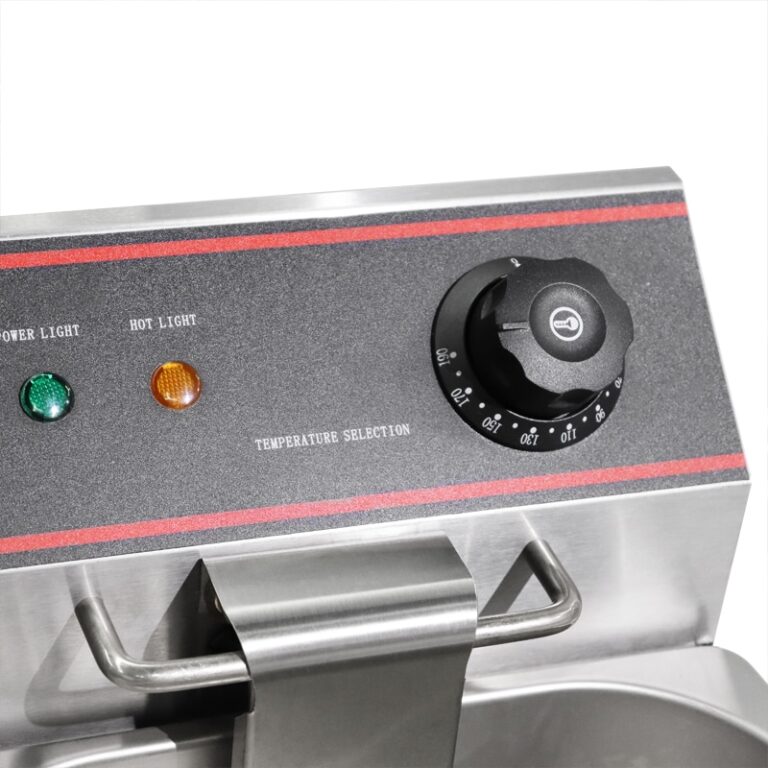 Petit système de contrôle de la température du bouton de la friteuse électrique CM-HEF-4L