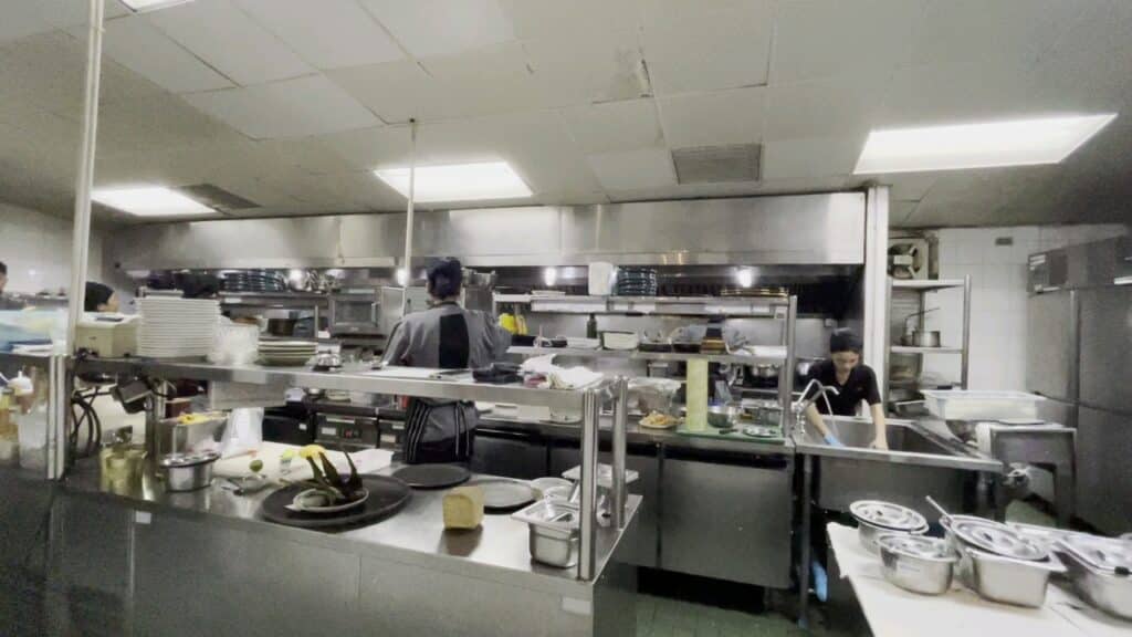 Thai Style Restaurant Kitchen