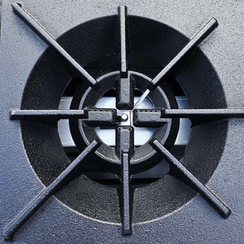 commercial double oven gas range burner