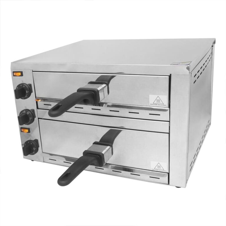 horno eléctrico comercial para pizzas de 2 pisos CM-FP-03A
