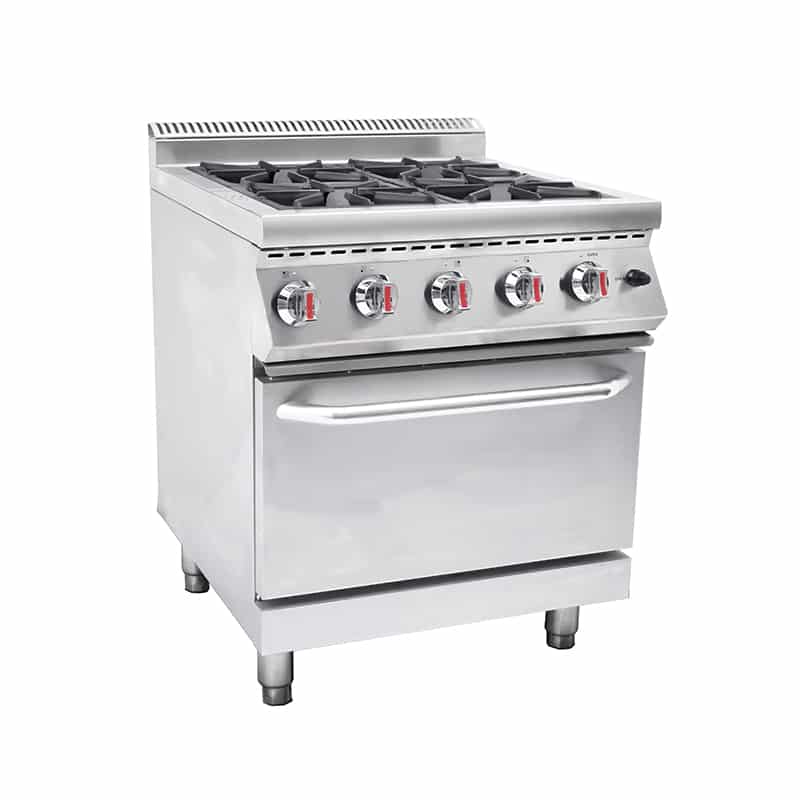 Commercial Single Oven Gas Range CM-7G-RQ-4 Professional Kitchen