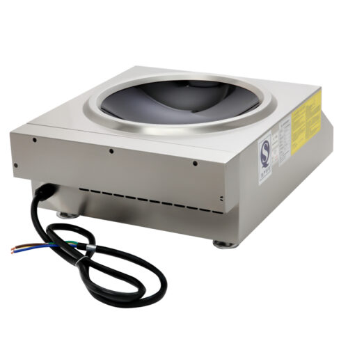 Ticari düz masaüstü düğmesi paslanmaz çelik çorba kızartma H50-HJ013-A5X