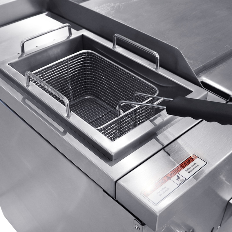 phạm vi gas thương mại với nồi chiên