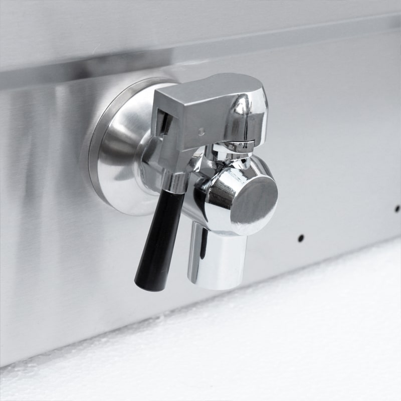 penggoreng elektrik atas meja komersial Injap longkang CM-HEEF-12L