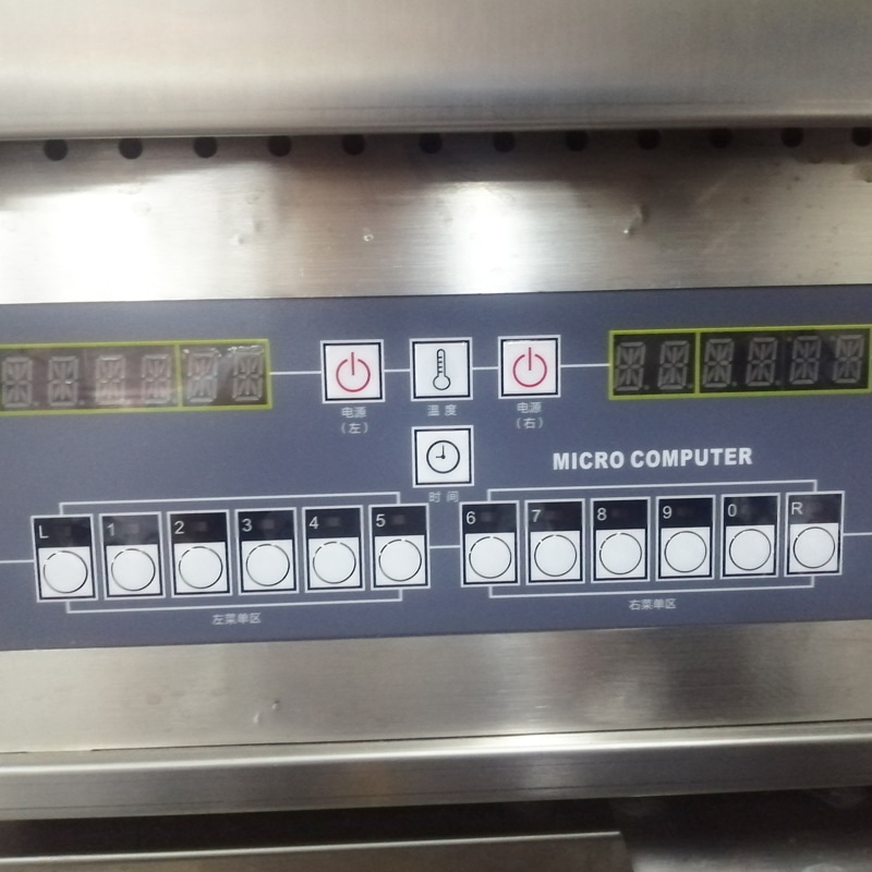 deep fryer equipment panel