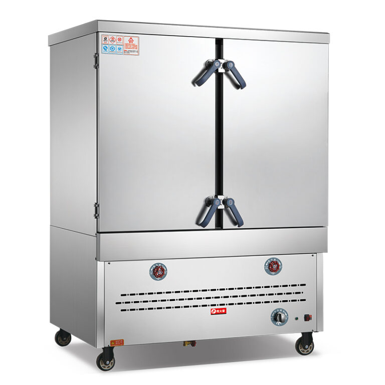 Double Door Gas Steamer Commercial CMF24 Steamer Restaurant with 24